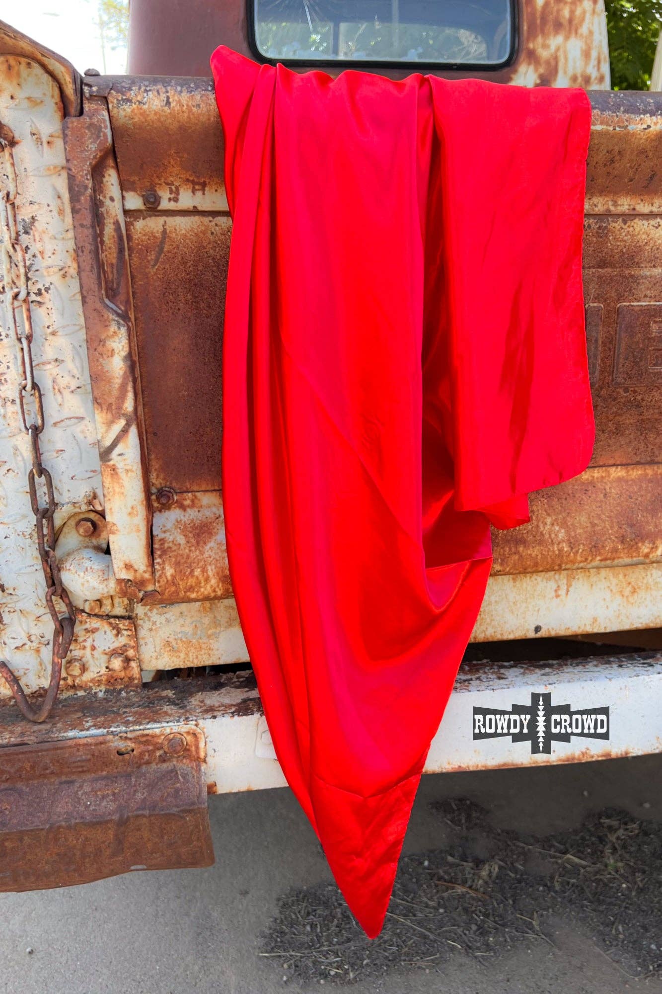 Rowdy Crowd Clothing - Wynonna Wild Rags/ Scarves - Red
