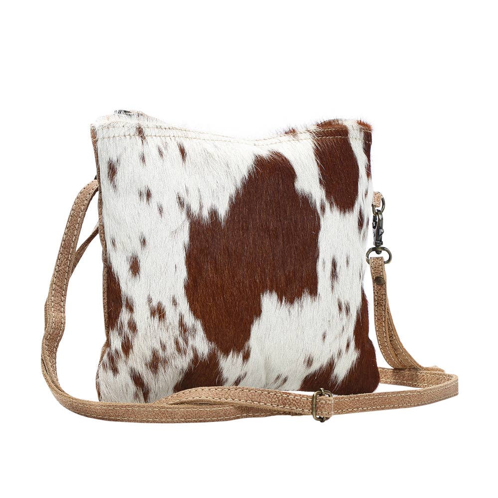 Myra Bag - White And Brown Shade Bag
