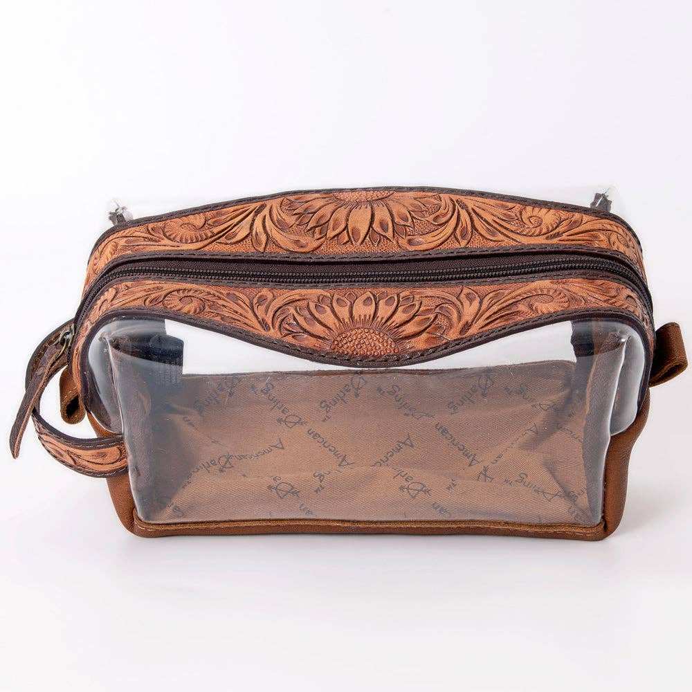 American  Darling Toiletry Genuine Western Leather Women Bag - ADBG994A