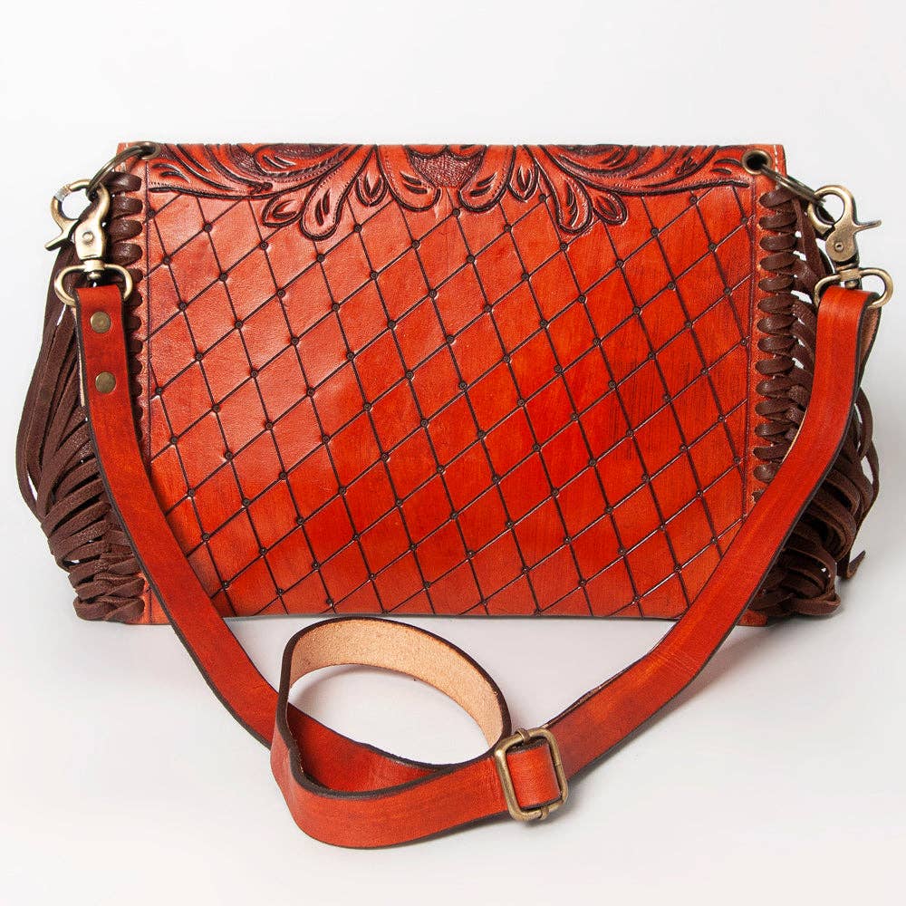 LS Western - LC-ADBGK103 Envelope Genuine Western Leather Women Bag