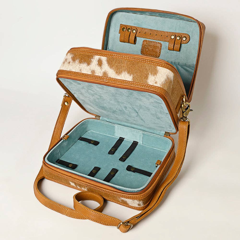 American Darling Jewelry Case Genuine Western Leather Women Bag - ADBGA454E