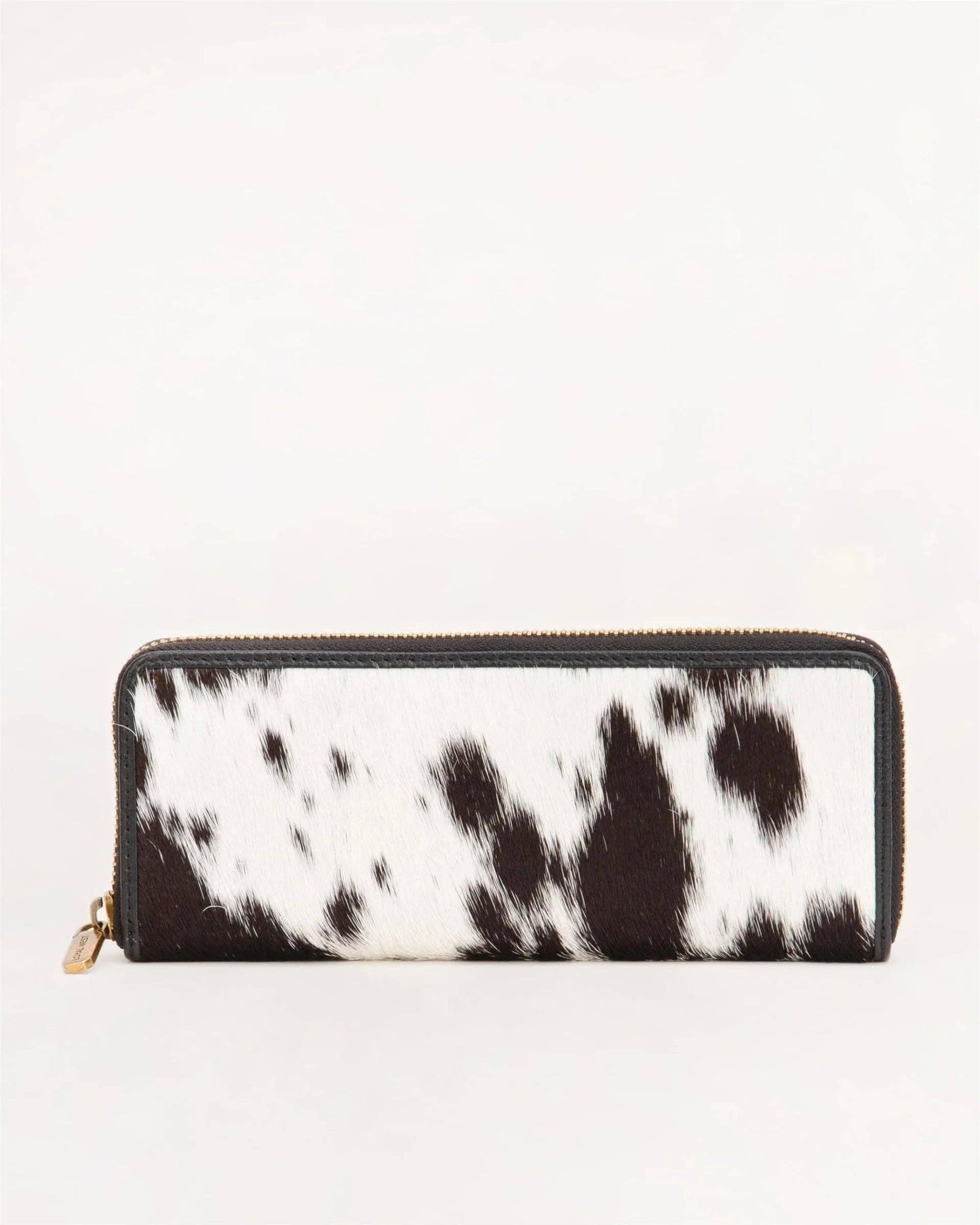 Loyal West - Ranch Road Cowhide Jewellery Case - Letter / BLACK & WHITE COWHIDE