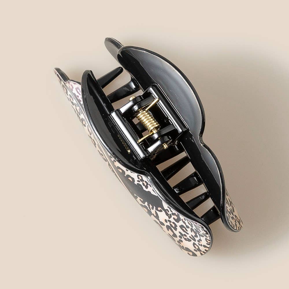 Floral Western Cowboy Hat Hair Claw Set - ASSORTED