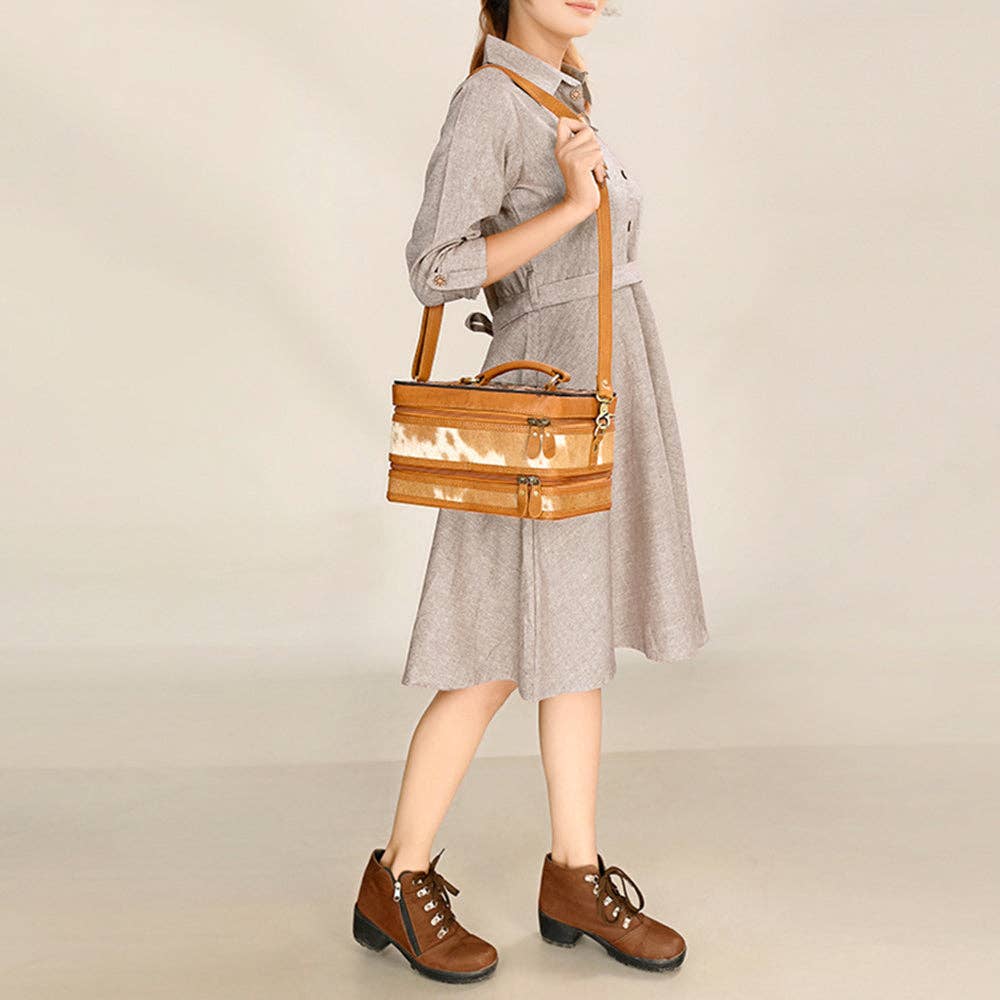 American Darling Jewelry Case Genuine Western Leather Women Bag - ADBGA454E