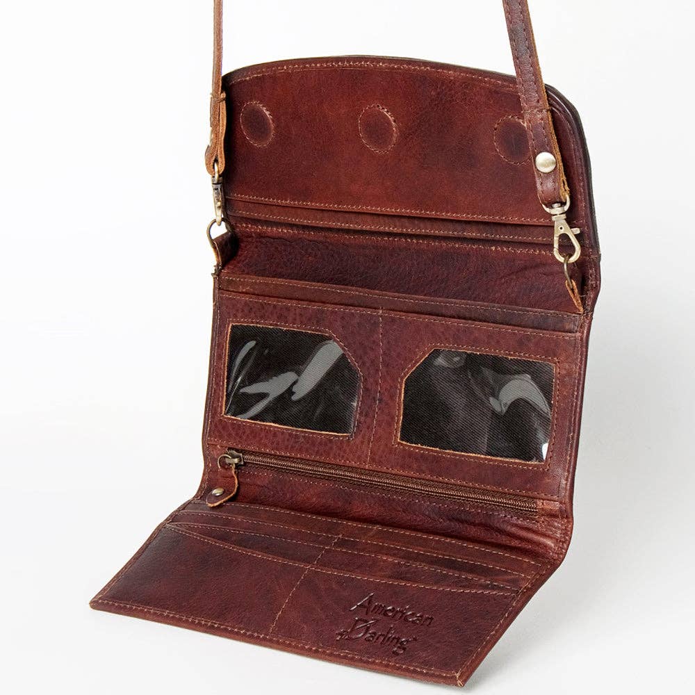 LS Western - ADBGM112 Crossbody Genuine Western Leather Women Bag Jacey - ADBGM112I