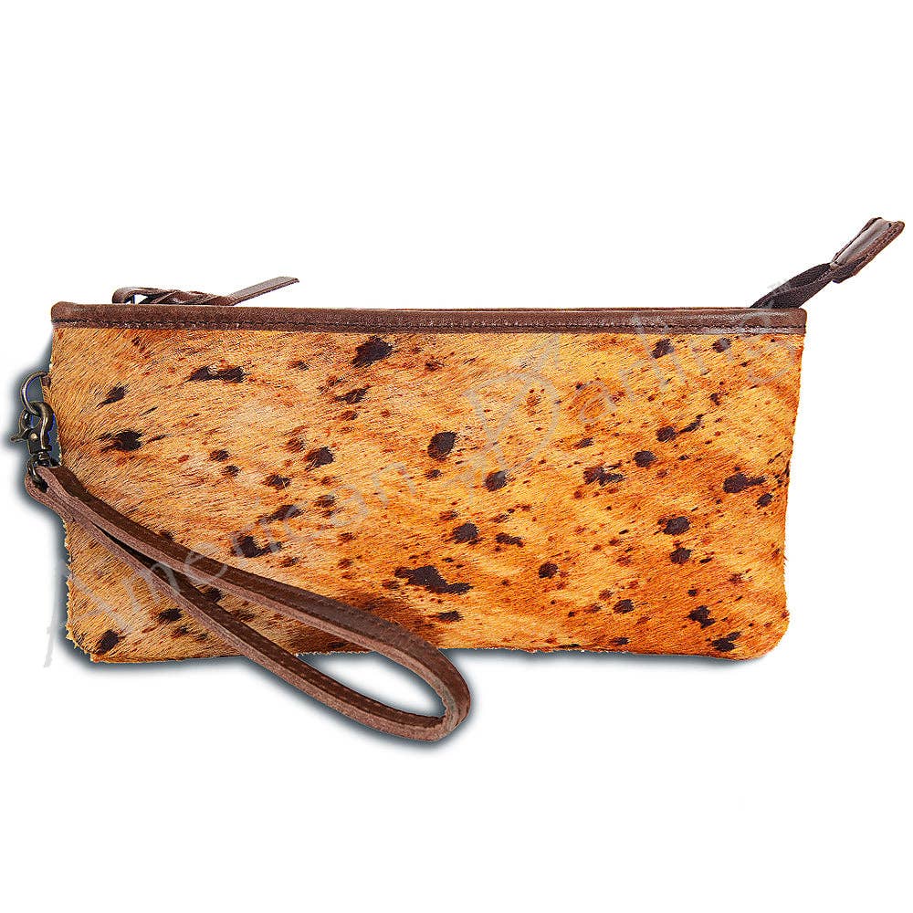 LS Western - ADBG344 American Darling Hair-On Cowhide Wristlet Bag - ADBG344ACGO