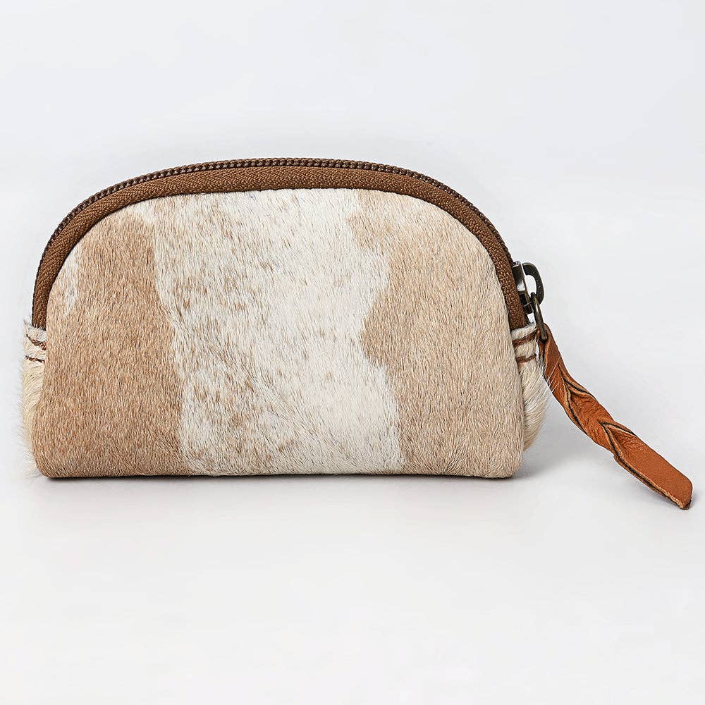 LS Western - ADBG444 Coin Purse Hair On Genuine Western Leather Women Bag - ADBG444BKW
