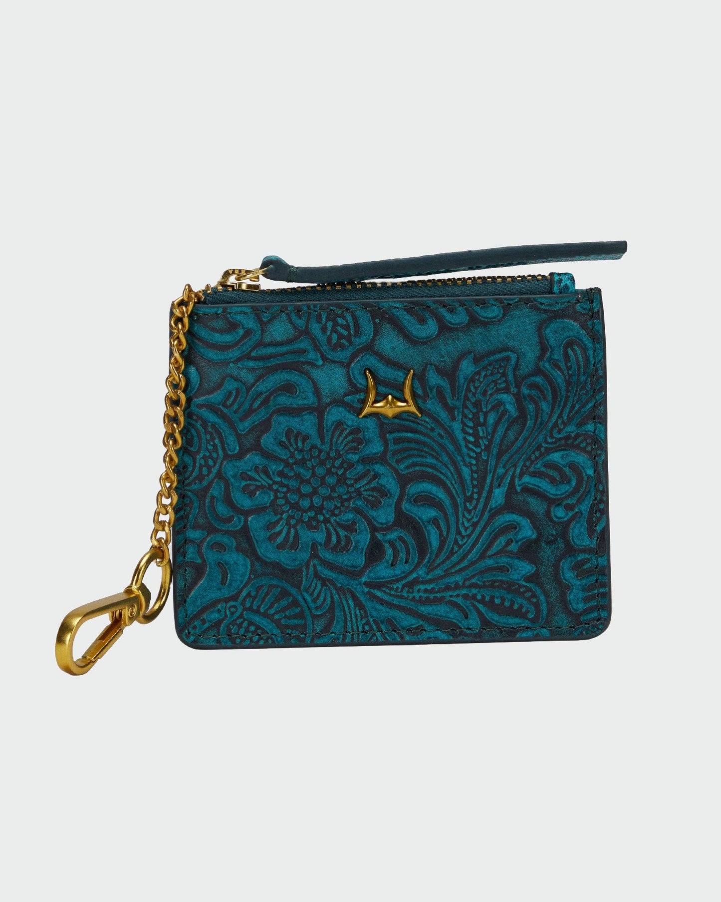 Loyal West - Sophia Credit Card Holder In Handtooled Leather