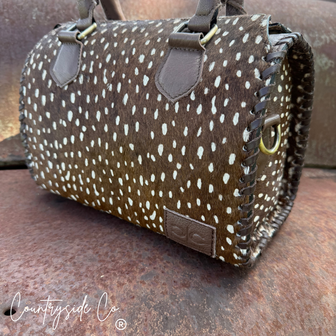 Countryside Co. - Wild Axis Cowhide Soft Speedy Bag