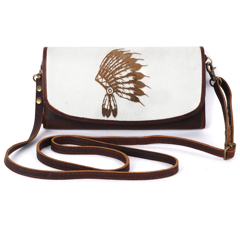 LS Western - ADBGM112 Crossbody Genuine Western Leather Women Bag Jacey - ADBGM112I