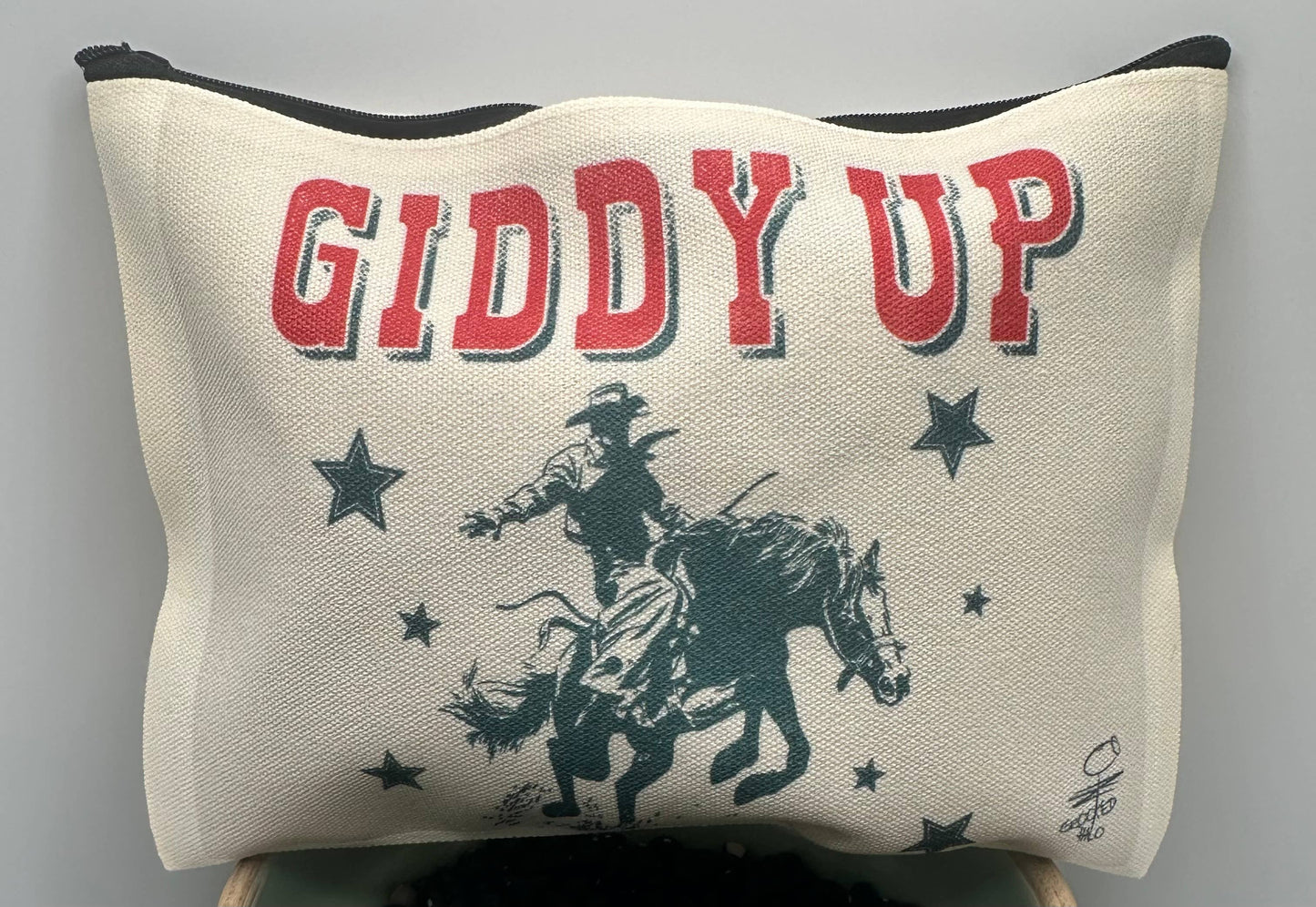 Crooked Halo - Giddy Up Zipper Bag
