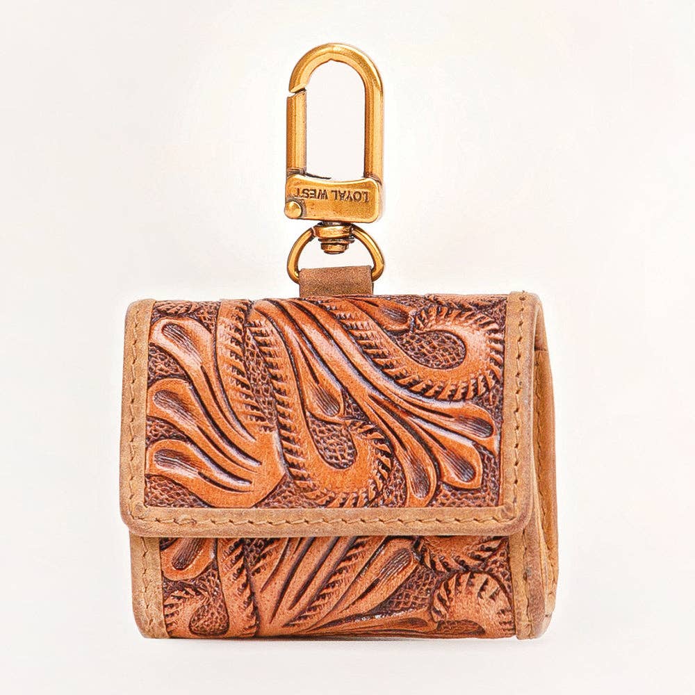 Myra Bag - Loyal West Gloriana Clip On Bag Charm Black And White - Black And White Cowhide / Single