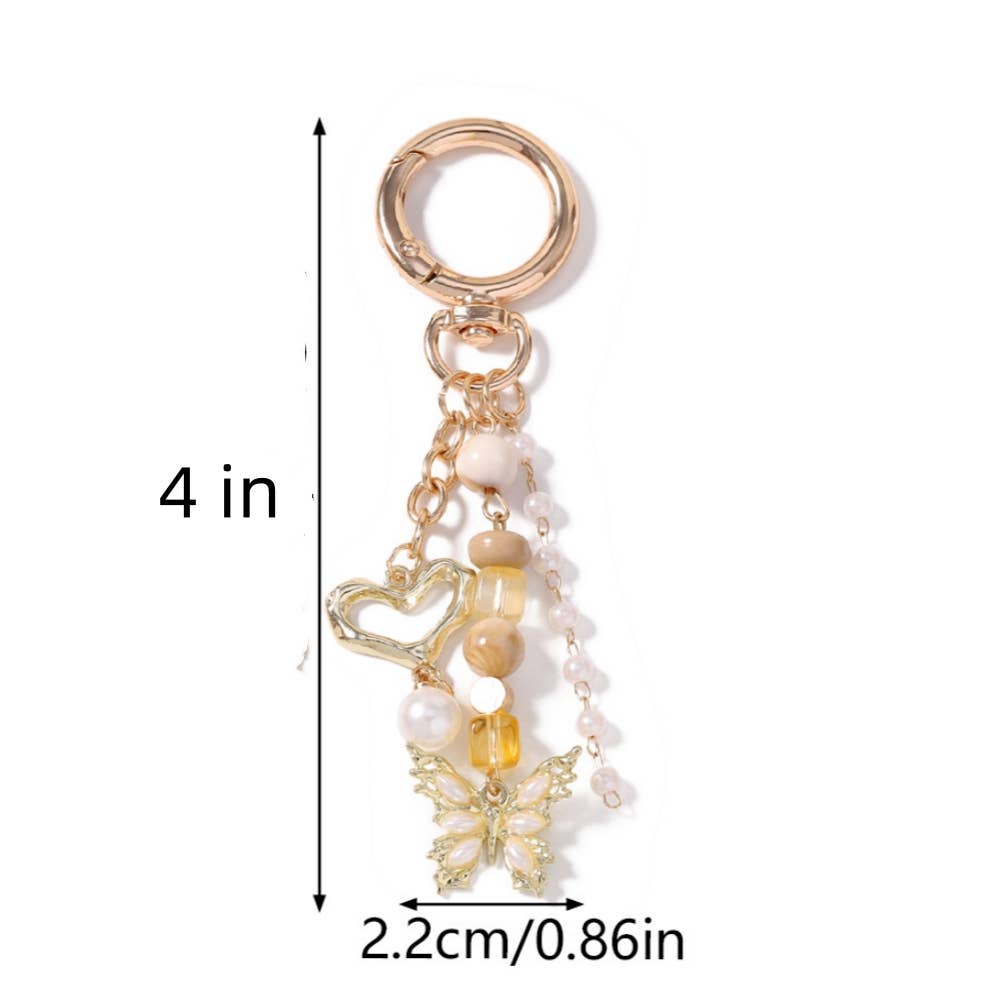 DESHENG ENTERPRISE - BUTTERFLY KEYCHAIN CUTE BAG CHARM