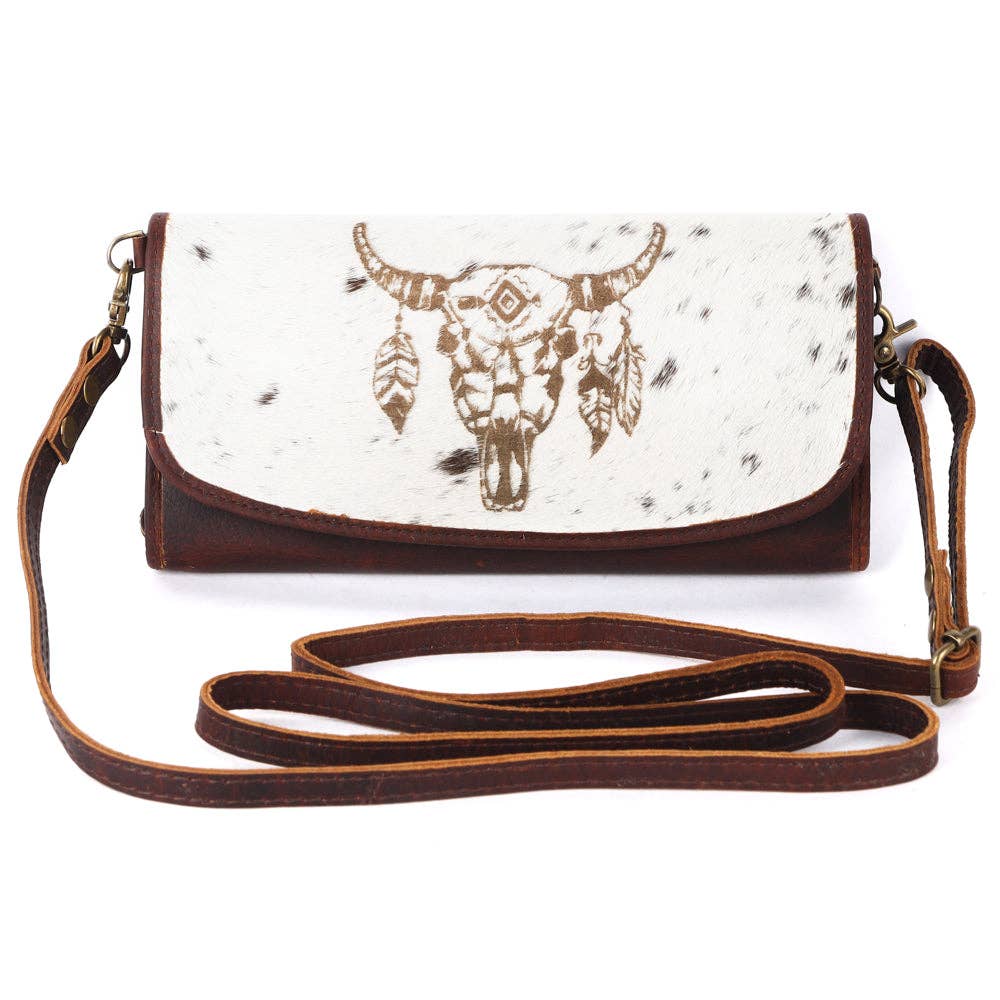 LS Western - ADBGM112 Crossbody Genuine Western Leather Women Bag Jacey - ADBGM112I
