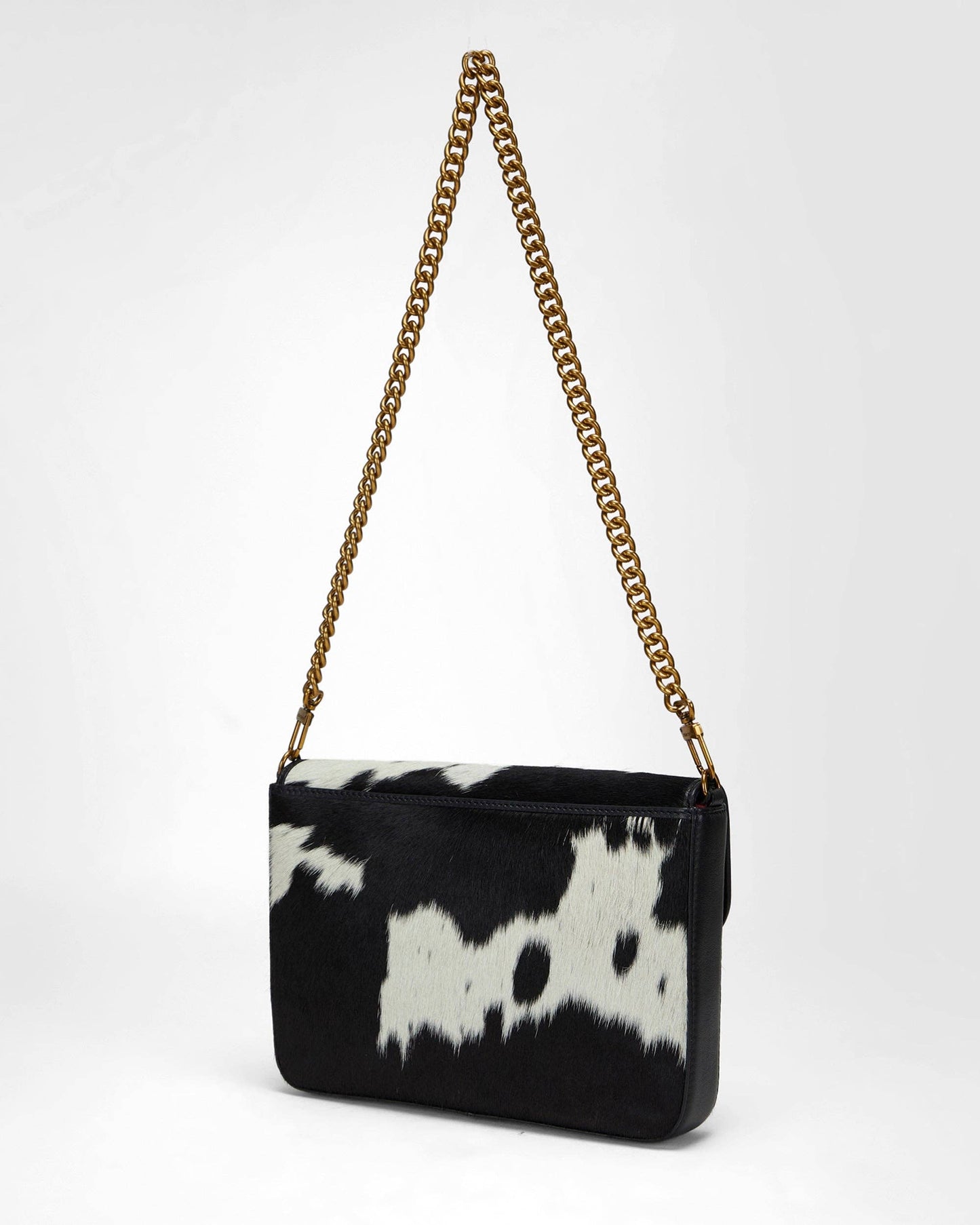 Loyal West - LW On The Go Medium Chain Bag In Cowhide And  Calfskin
