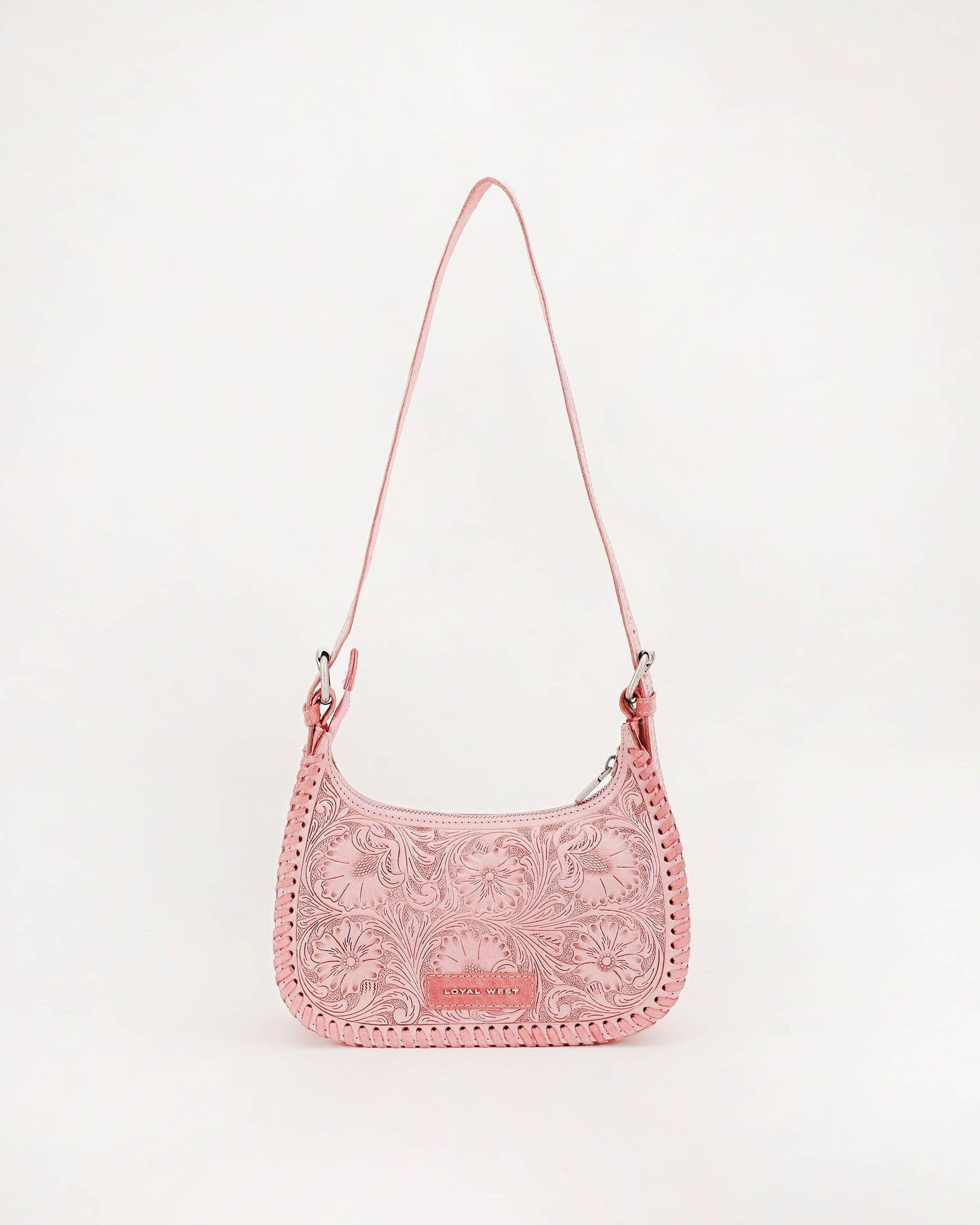 Loyal West - Dannia Medium Purse Pink - NaN / Pink Handtooled