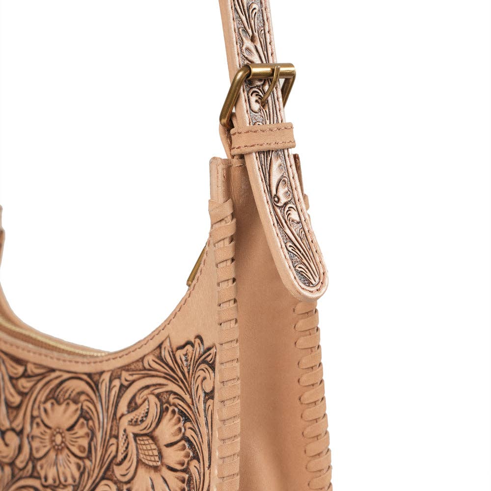 Loyal West Handtooled Dannia Medium Purse - Slant Form - Slant Form
