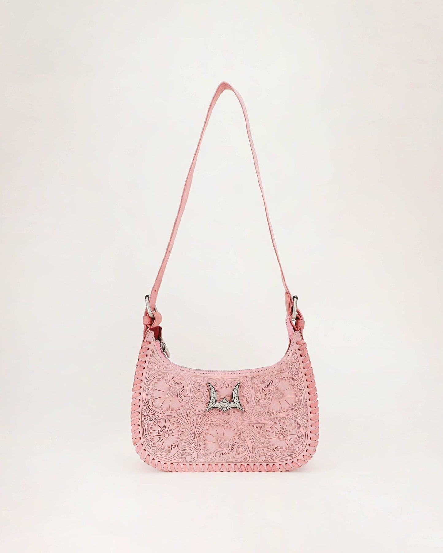 Loyal West - Dannia Medium Purse Pink - NaN / Pink Handtooled
