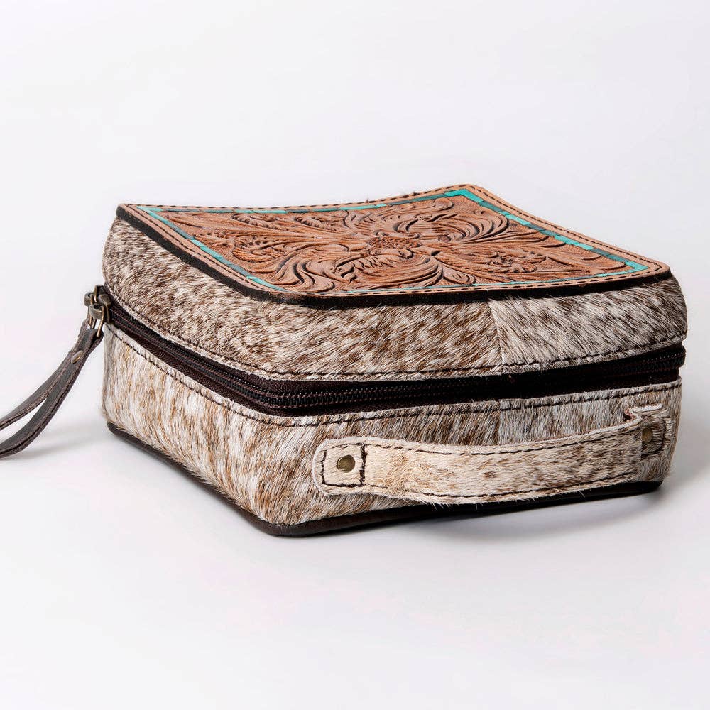 LS Western - LC-ADBGA311 Jewelry Case Genuine Western Leather Women Bag - ADBGA311C