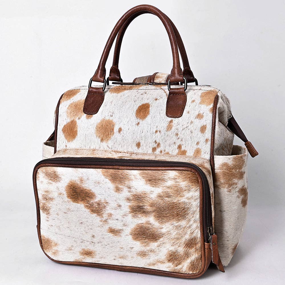 LS Western - ADBG1597 Backpack Hair On Genuine Western Leather Women Bag - ADBG1597