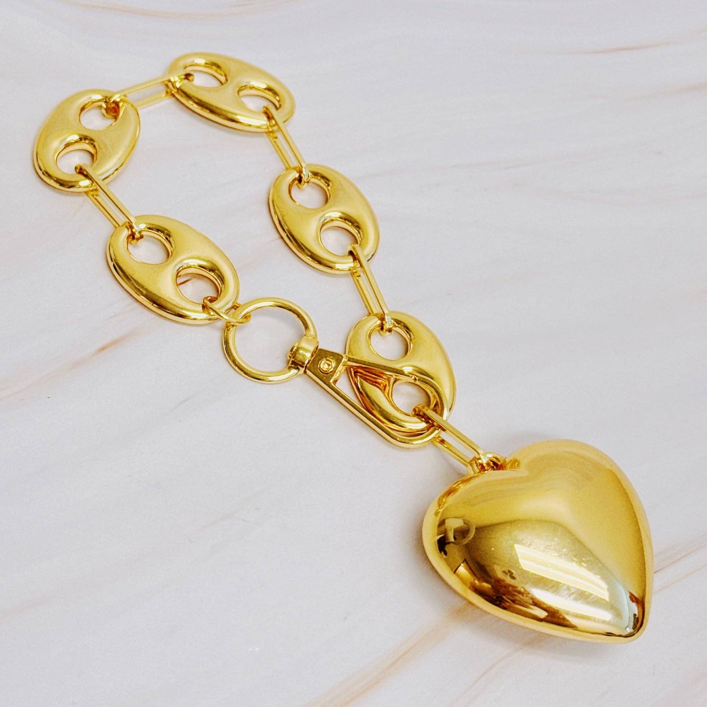 Ellison+Young - Horse Bits Heart Dangle Bag Charm