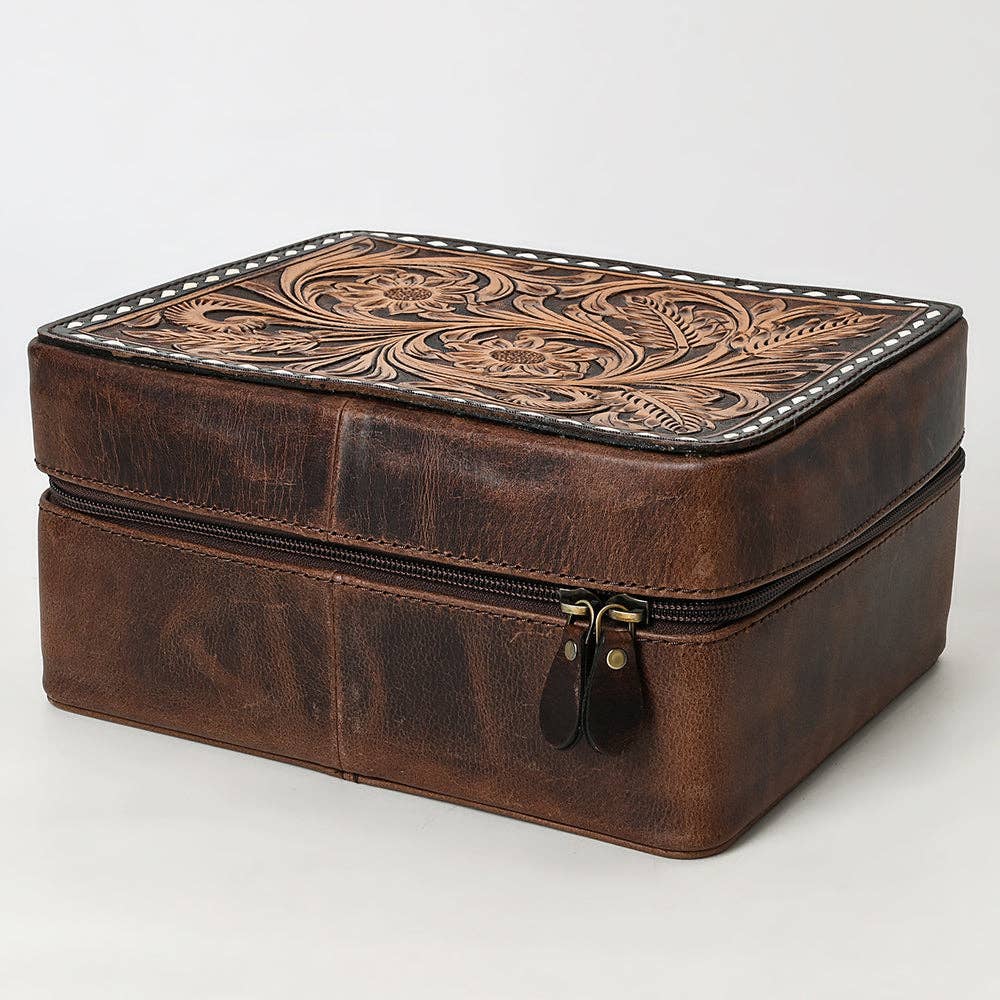 LS Western - ADBGA573 Jewelry Case Genuine Western Leather Women Bag - ADBGA573