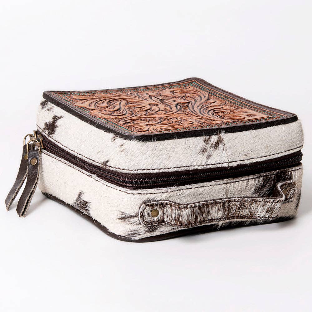 LS Western - LC-ADBGA311 Jewelry Case Genuine Western Leather Women Bag - ADBGA311C