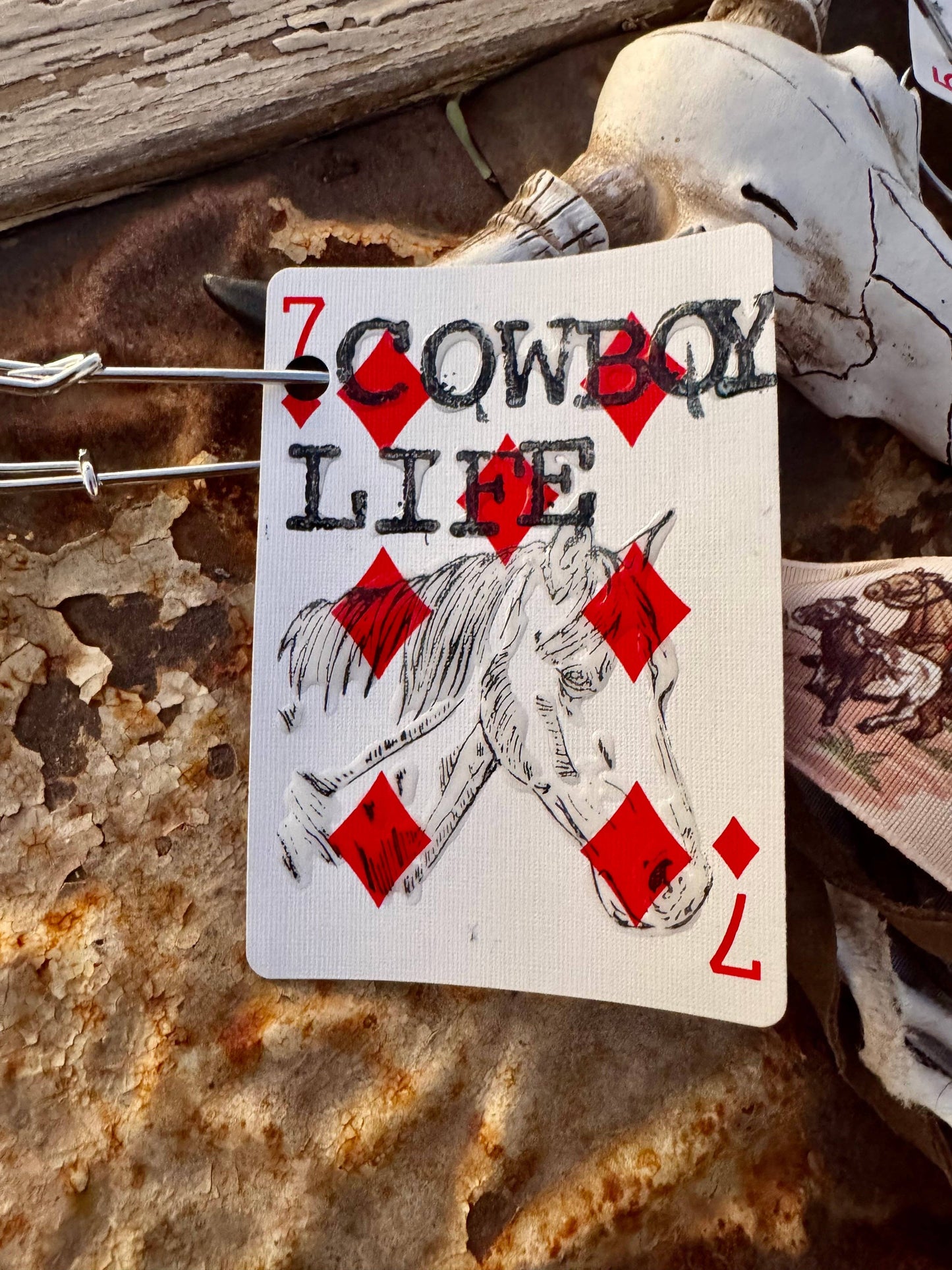Wild Hancock Creations - Western Keychain/Fringe Keychain/Purse Accessor/Cowgirl Keys - HOWDY