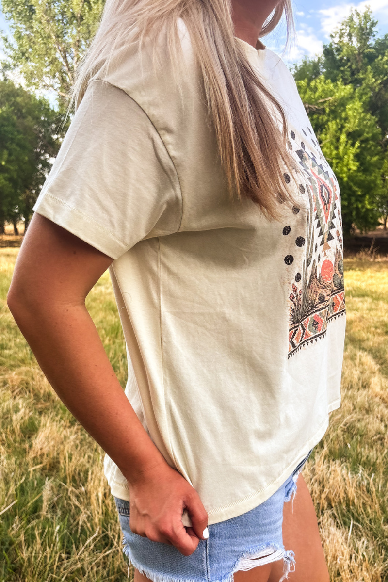Sterling Kreek - Boho Desert Tee - M