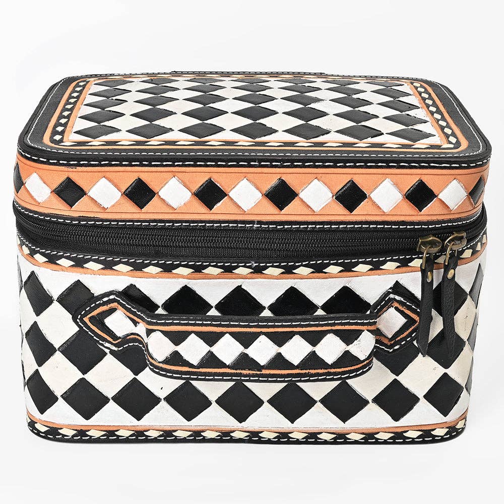 Jewelery Case Genuine Western Leather Women Bag