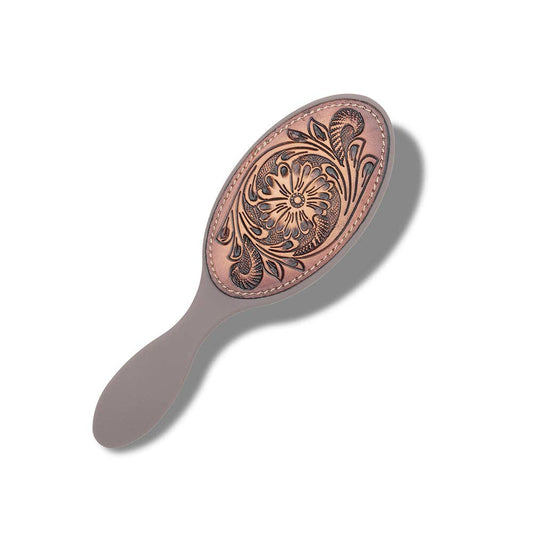 Myra Bag - Bethany Trail Hair Brush - Hand-Tooled