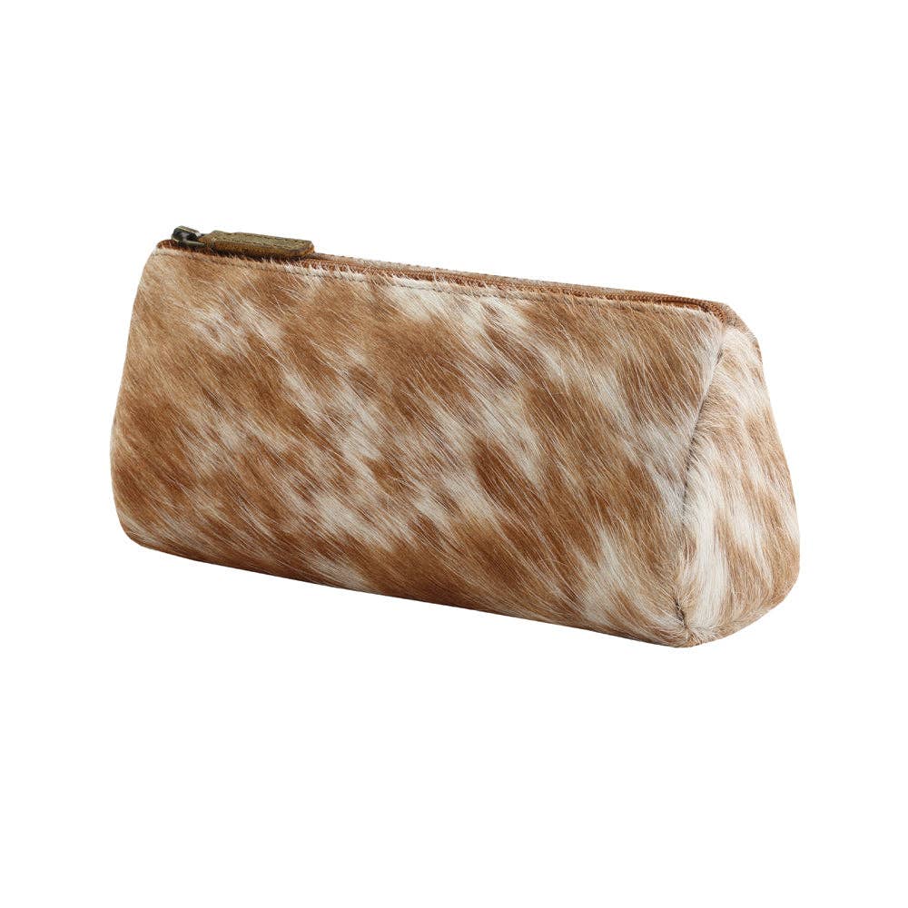 Myra Bag - SANDY  LEATHER AND HAIRON MULTI POUCH