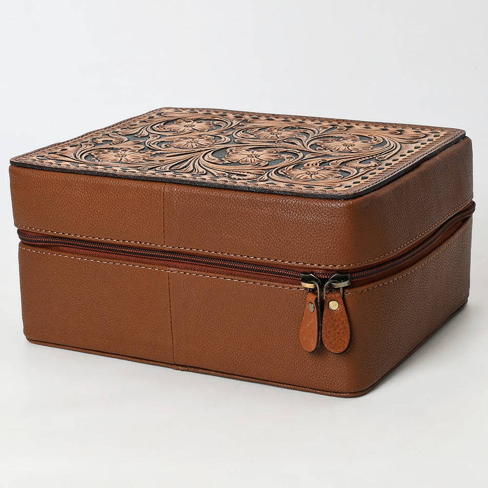 LS Western - ADBGA573 Jewelry Case Genuine Western Leather Women Bag - ADBGA573