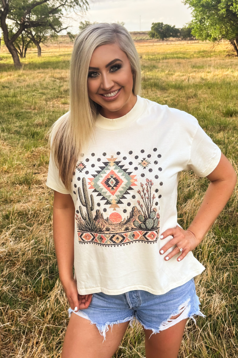 Sterling Kreek - Boho Desert Tee - M