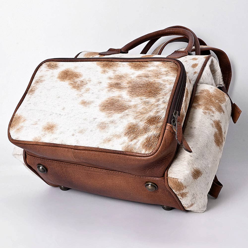 LS Western - ADBG1597 Backpack Hair On Genuine Western Leather Women Bag - ADBG1597