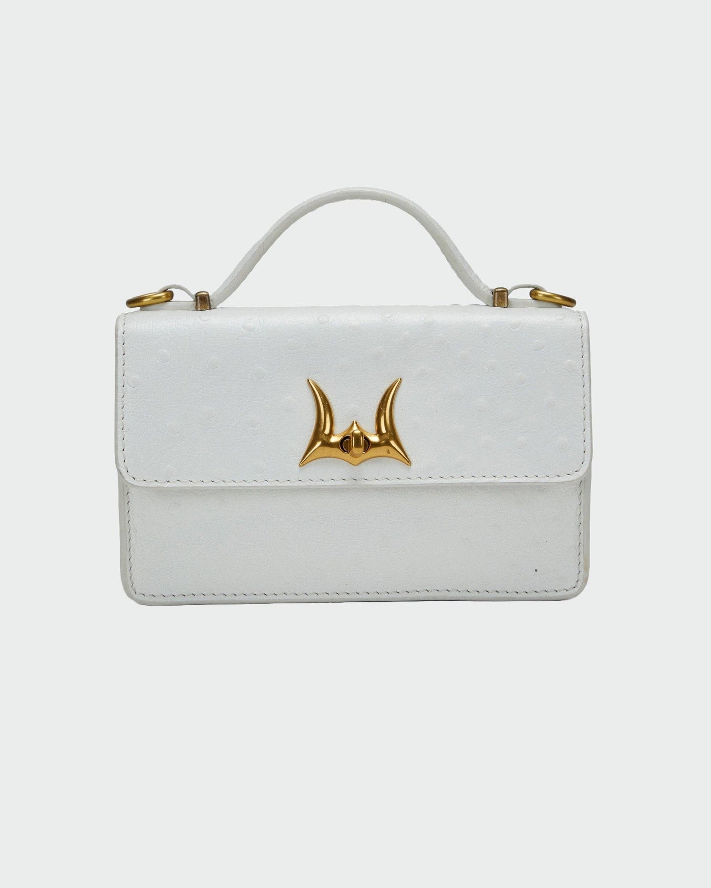 Myra Bag - Loyal West Valencia Leather Bag - Black & White Cowhide - Single