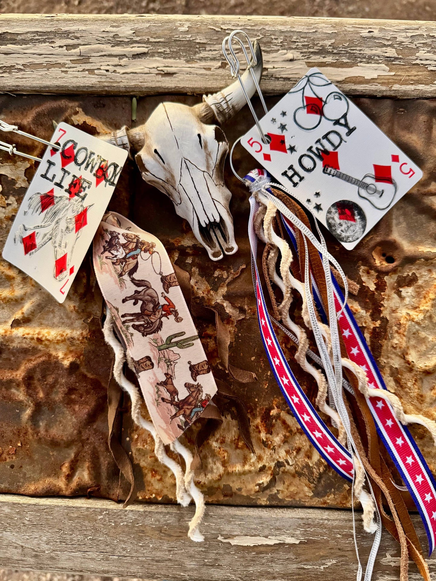 Wild Hancock Creations - Western Keychain/Fringe Keychain/Purse Accessor/Cowgirl Keys - COWBOY LIFE