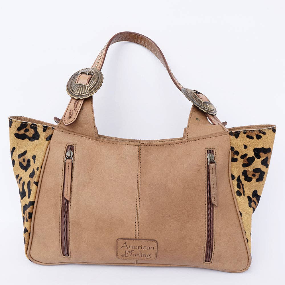 LS Western - ADBGI224 Hobo Hair On Genuine Western Leather Women Bag - ADBGI224A