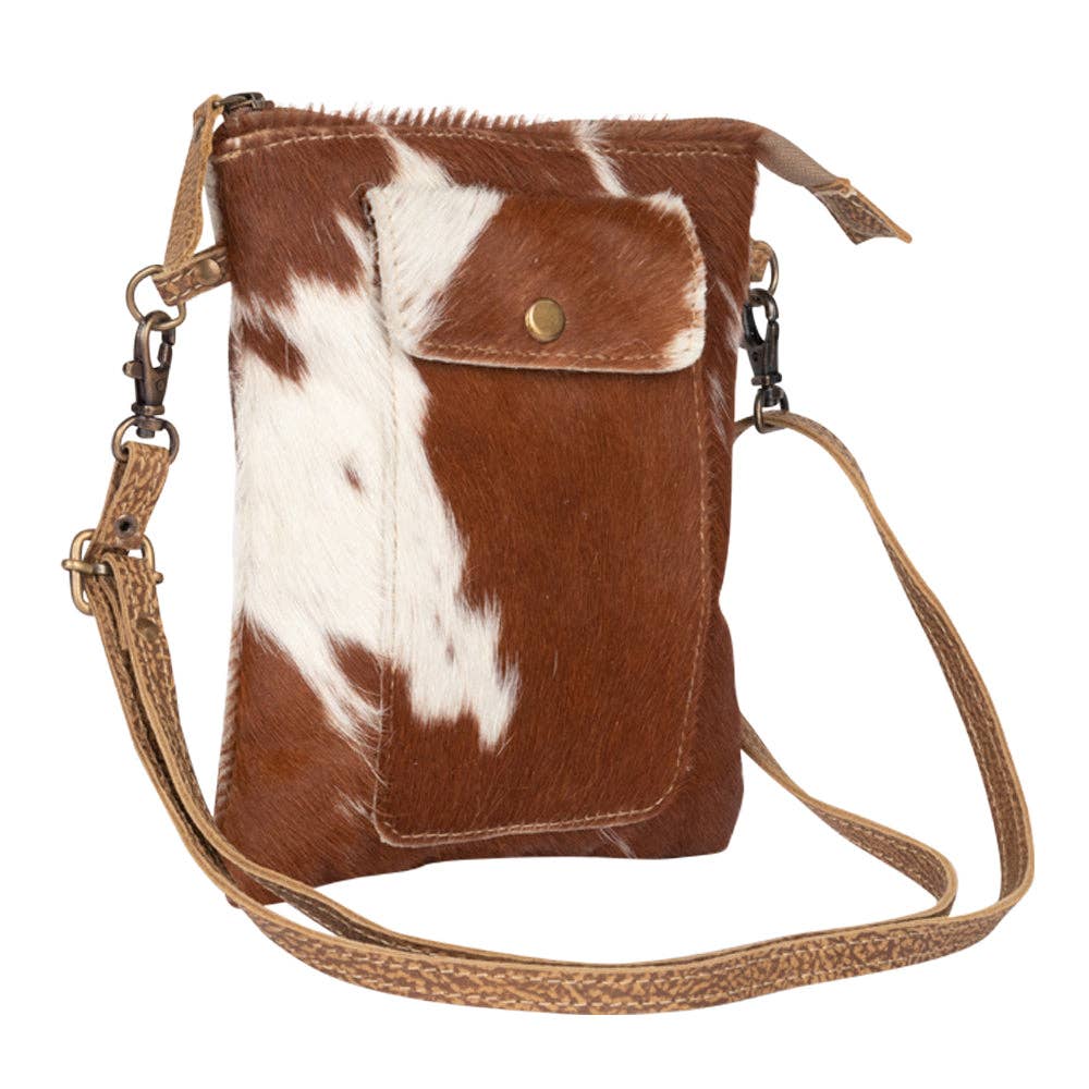 Myra Bag - Leather Lithe Hairon Small Bag