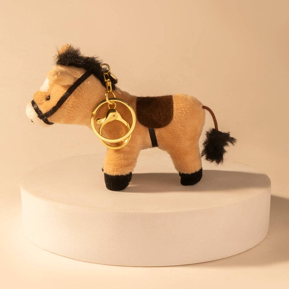 Myra Bag - Golden Gallop Bag Charm in Caramel Tan - Caramel Tan