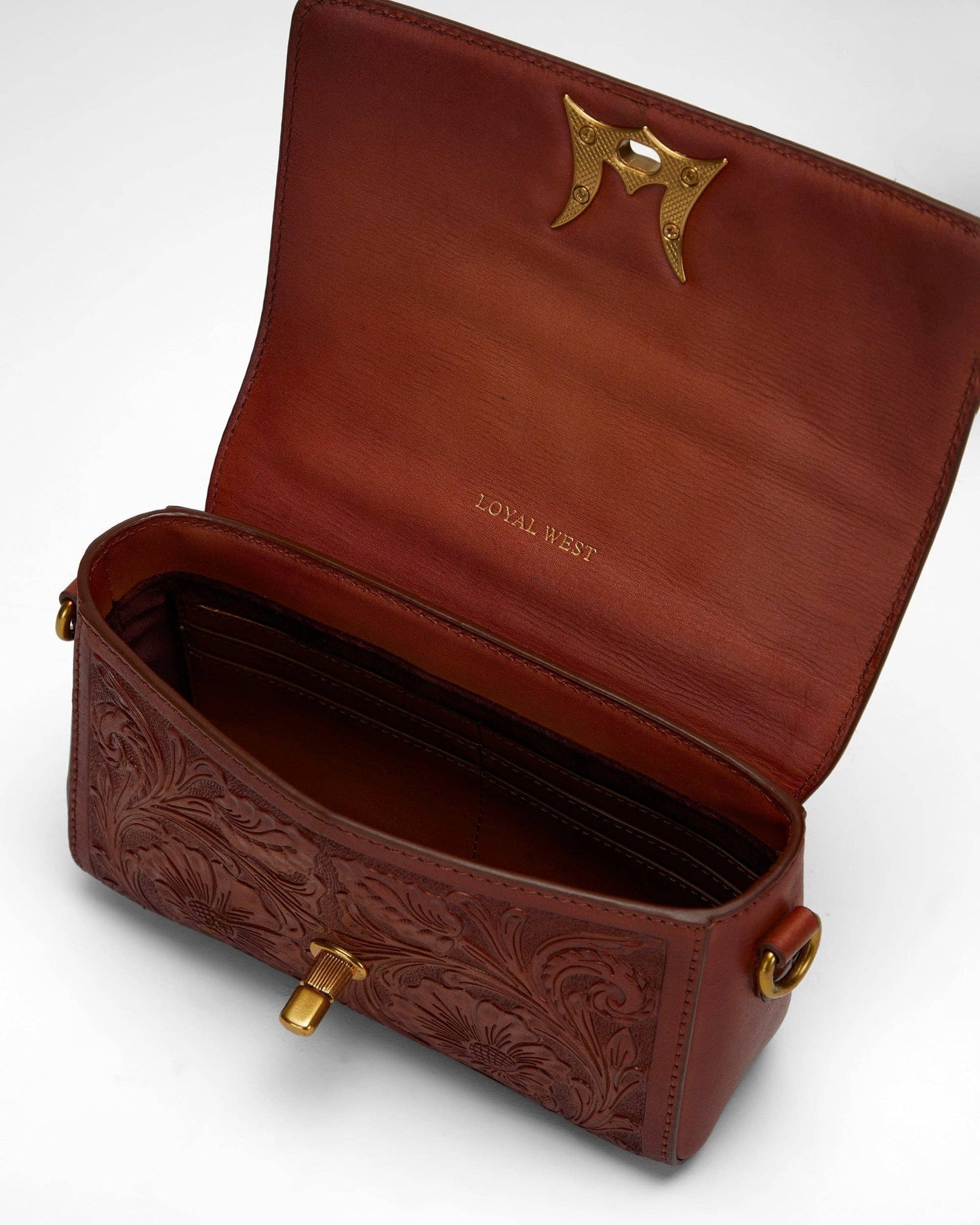 Loyal West - Savi Mini Bag In  Handtooled Leather