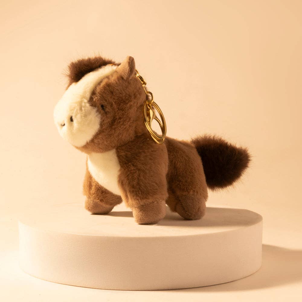 Myra Bag - Saddle Sweetheart Bag Charm in Desert Fawn - Desert Fawn
