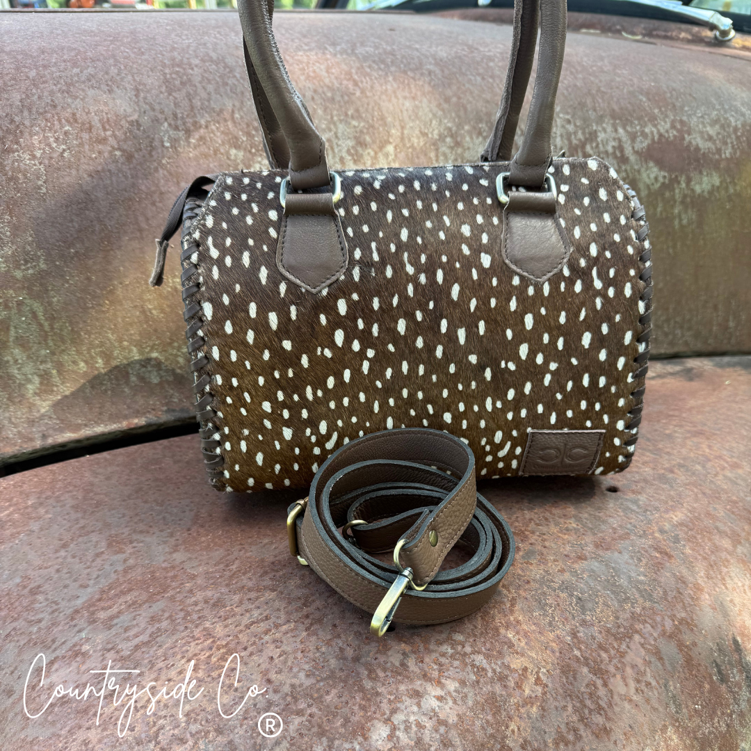 Countryside Co. - Wild Axis Cowhide Soft Speedy Bag