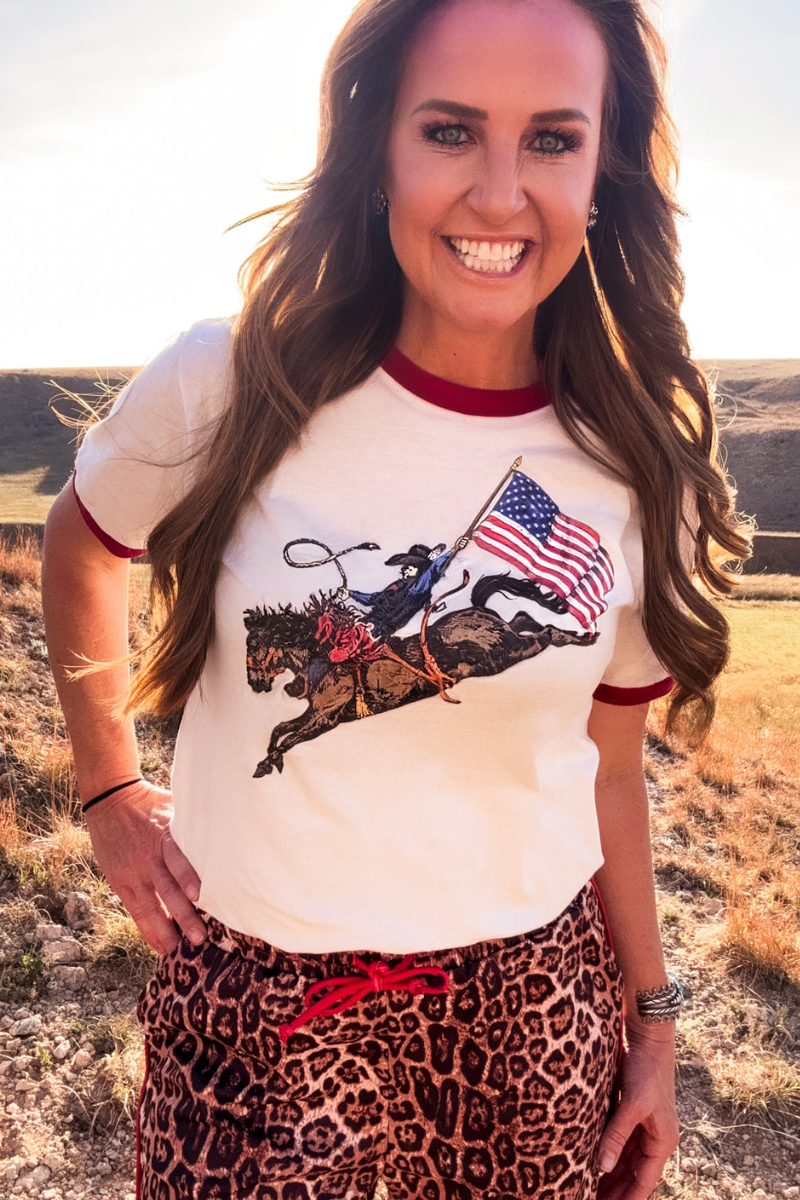 Sterling Kreek - Dust and Glory Ringer Tee - L