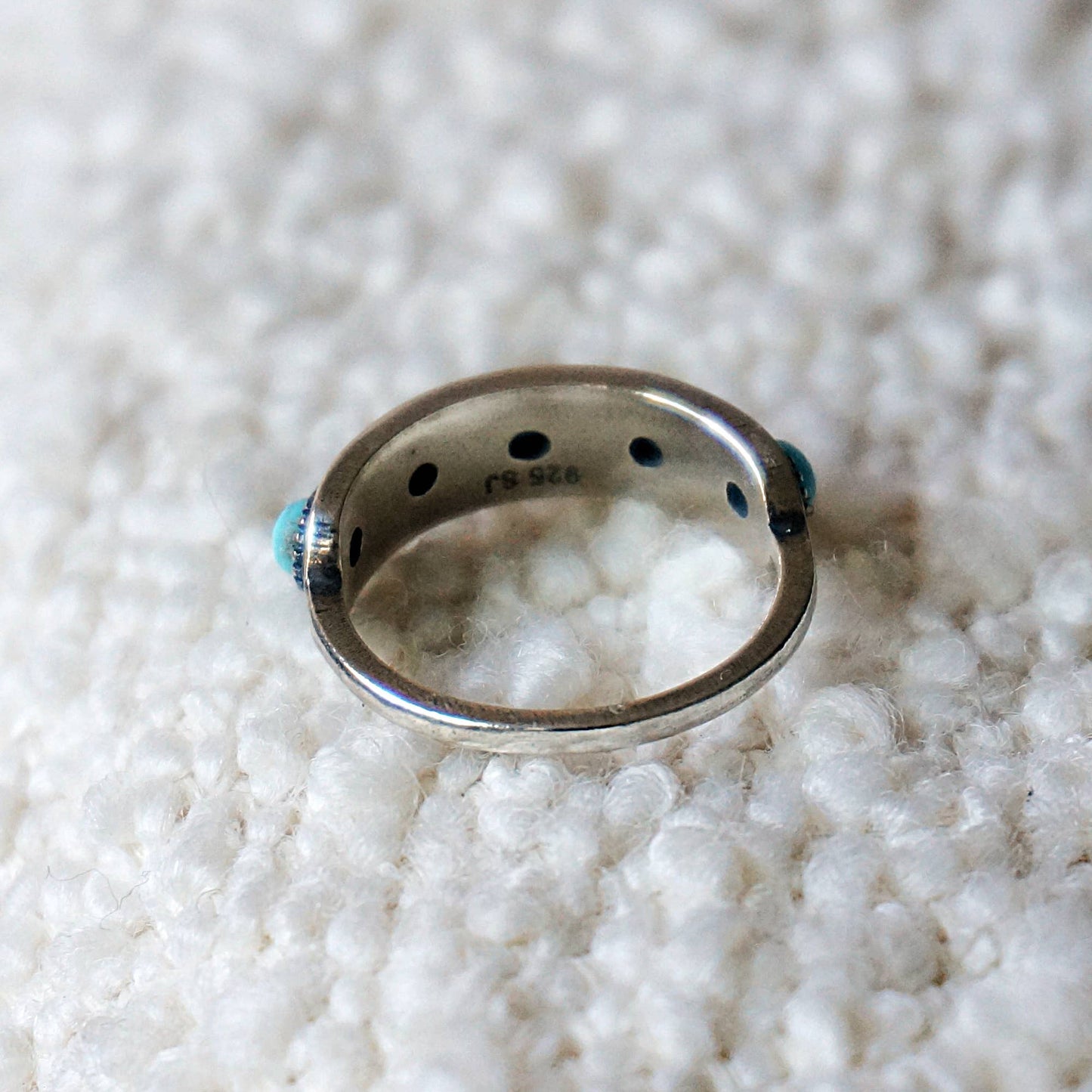 Sowell Jewelry - Hachi Turquoise Ring Band - Adjustable
