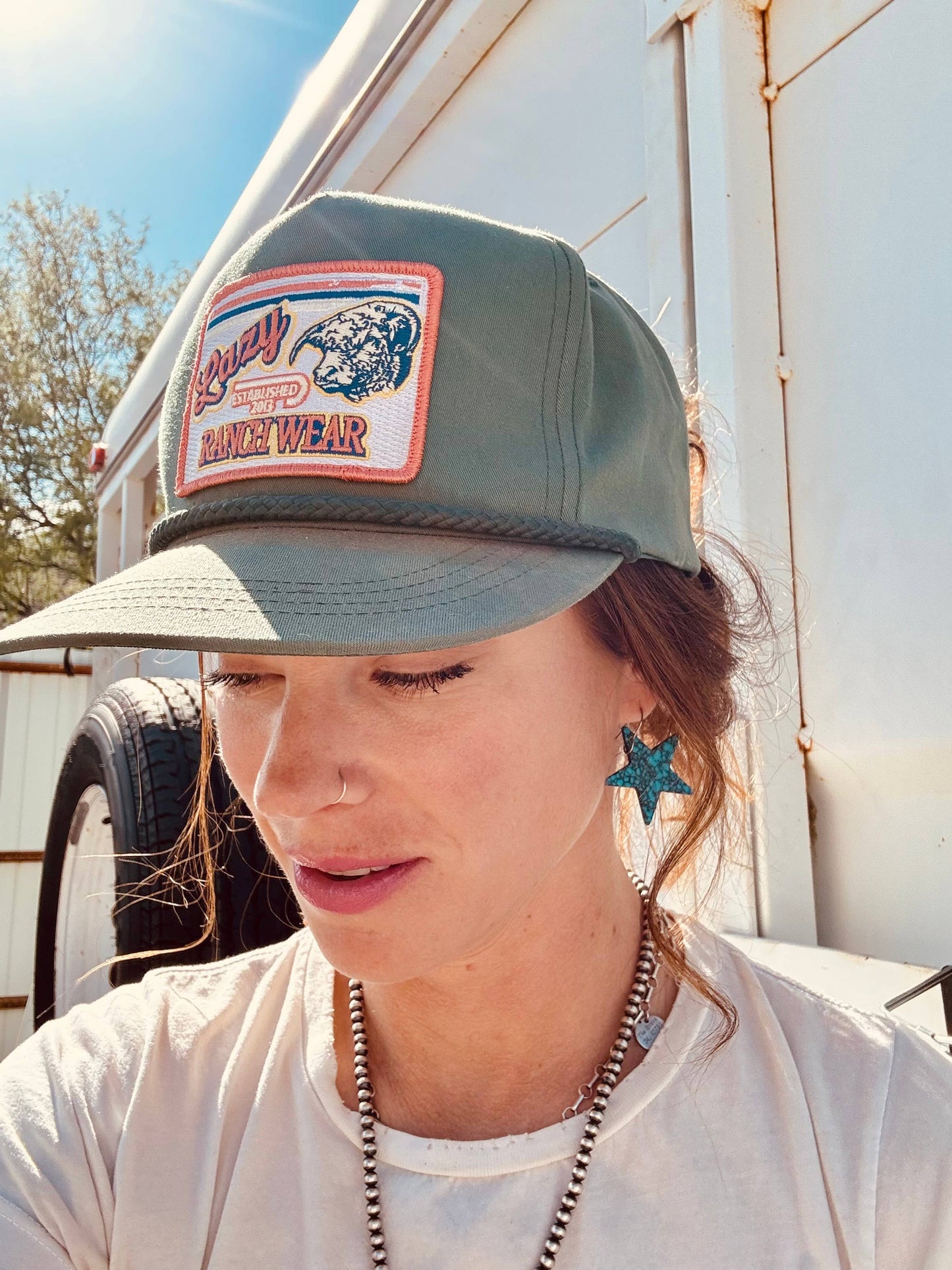 Wild Hancock Creations - Turquoise Star Earrings/Star Earrings/Western Earrings