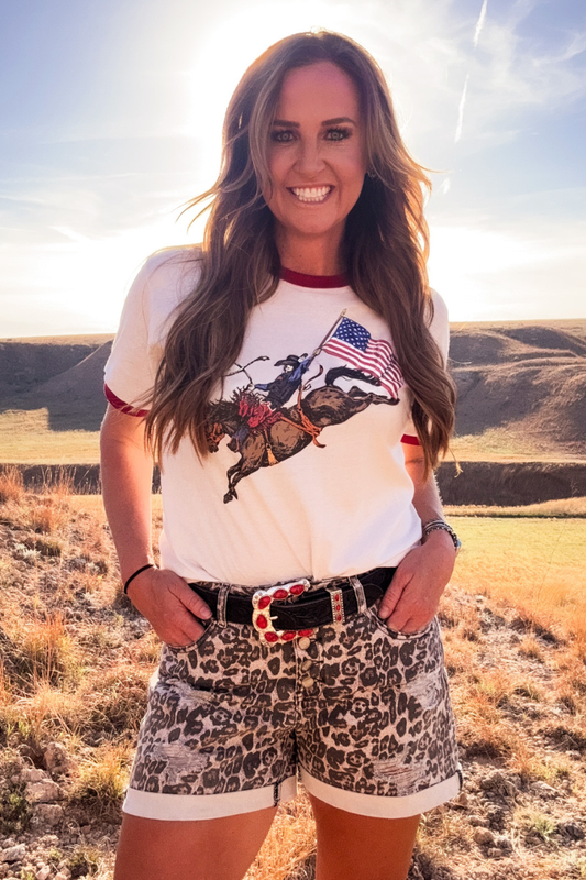 Sterling Kreek - Dust and Glory Ringer Tee - L