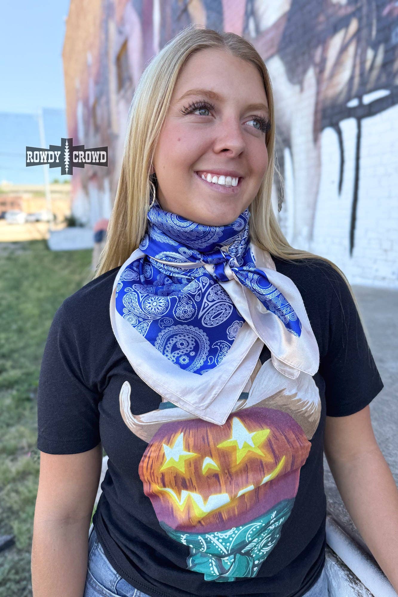 Rowdy Crowd Clothing - Cowgirl Paisley Wild Rag