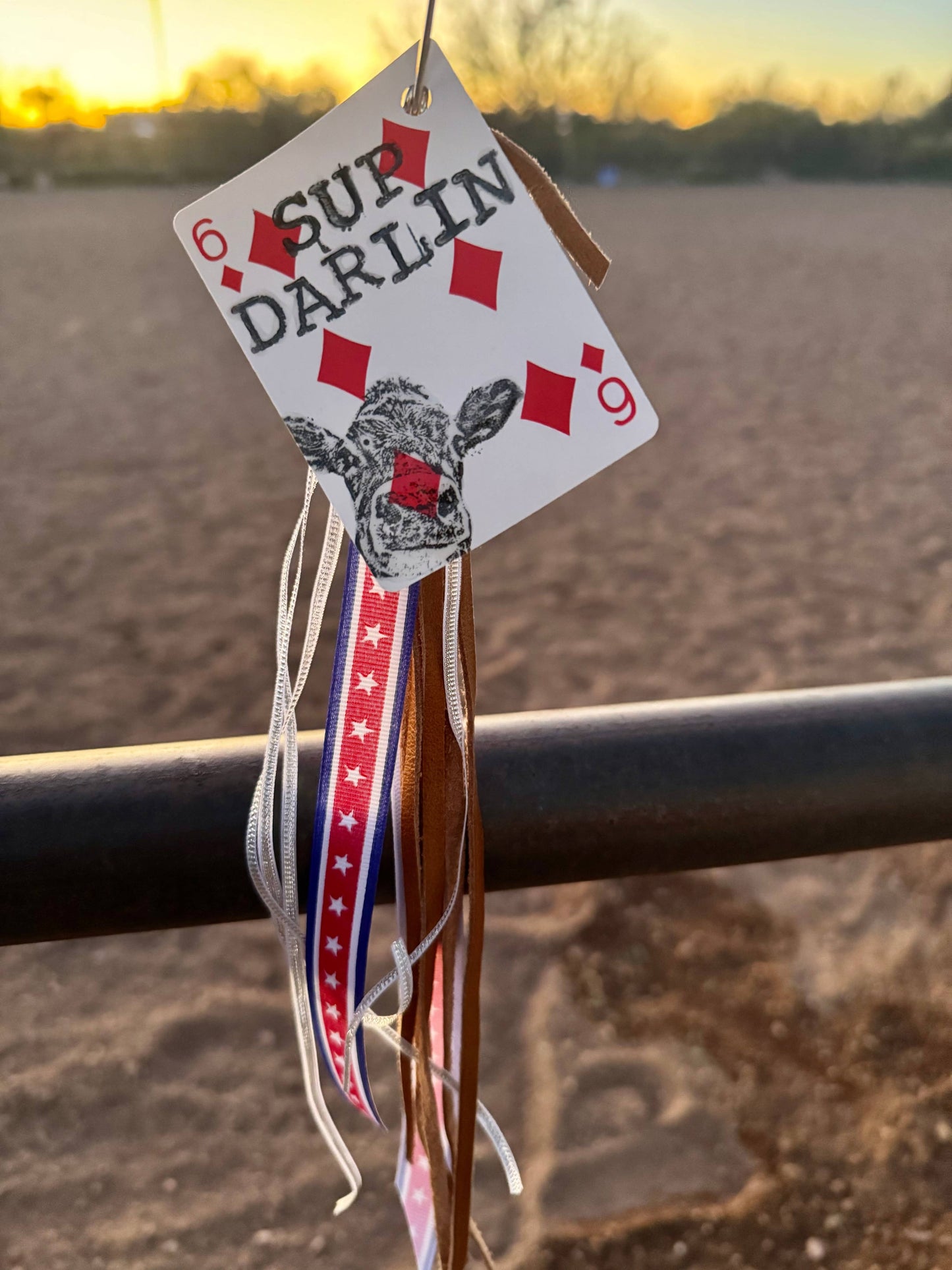 Wild Hancock Creations - Western keychain/Fringe Keychain/Purse Accessory - SUP DARLIN