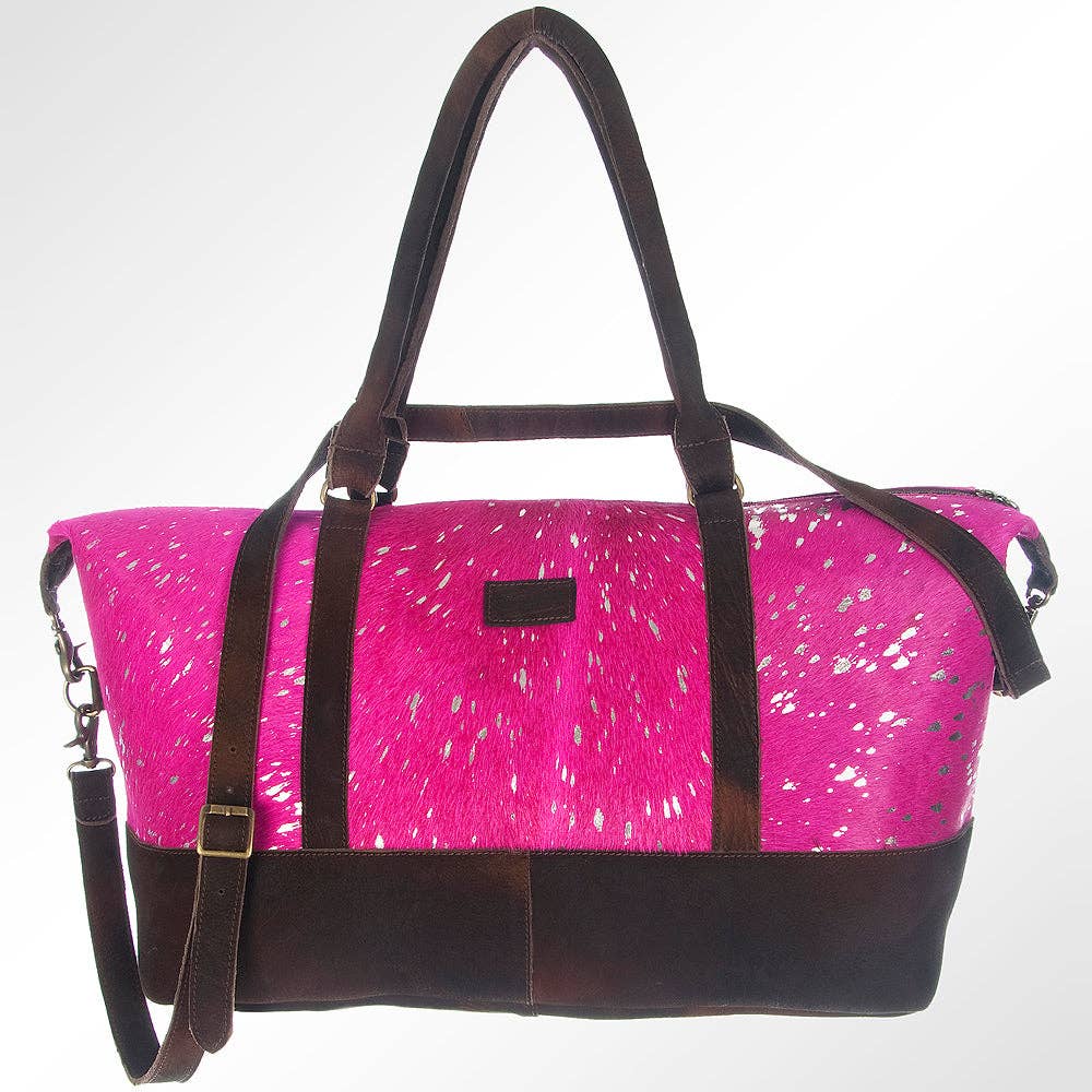 LS Western - LC-ADBGZ274 Duffel Genuine Western Leather Women Bag - ADBGZ274